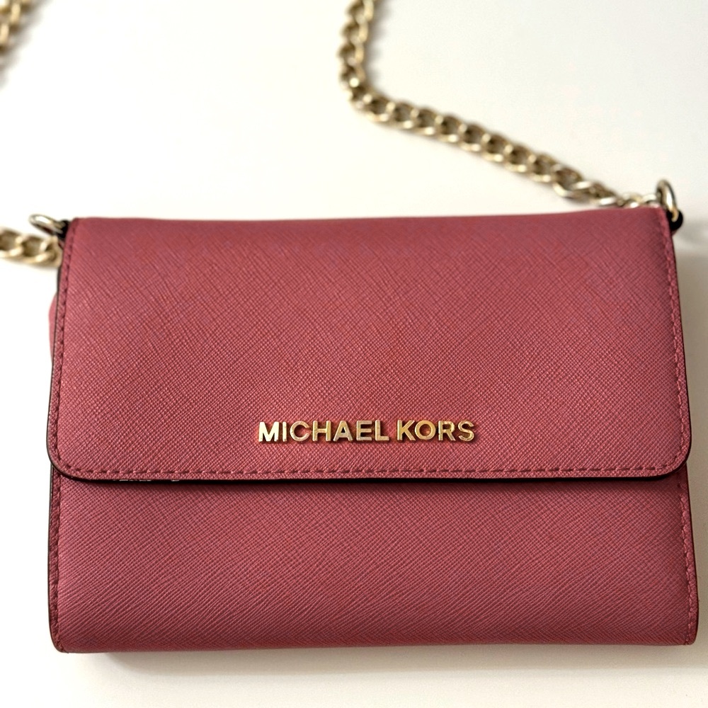 Michael Kors Jet Set Crossbody Bag Misty Rose